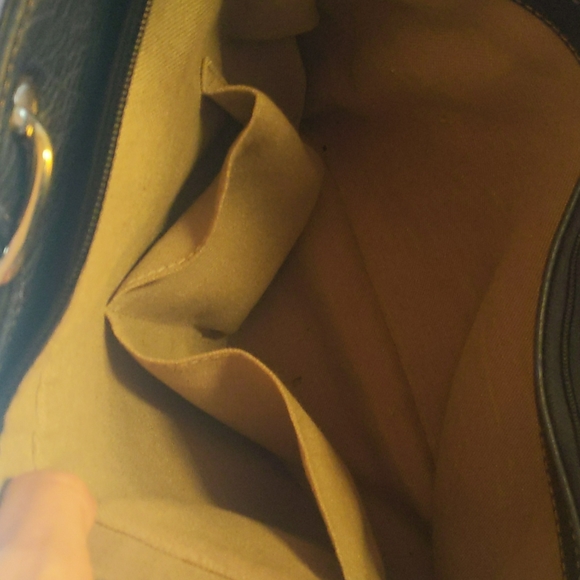 Like new Basque navy and silver shoulder bag - Picture 4 of 4